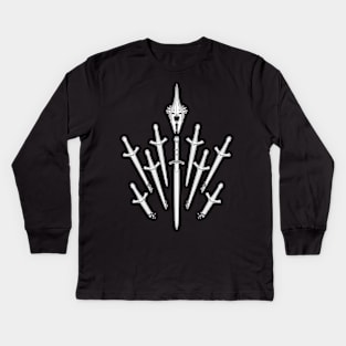 Blades of Morgul Kids Long Sleeve T-Shirt